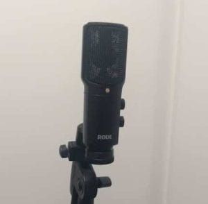 Rode nt-usb condenser microphone